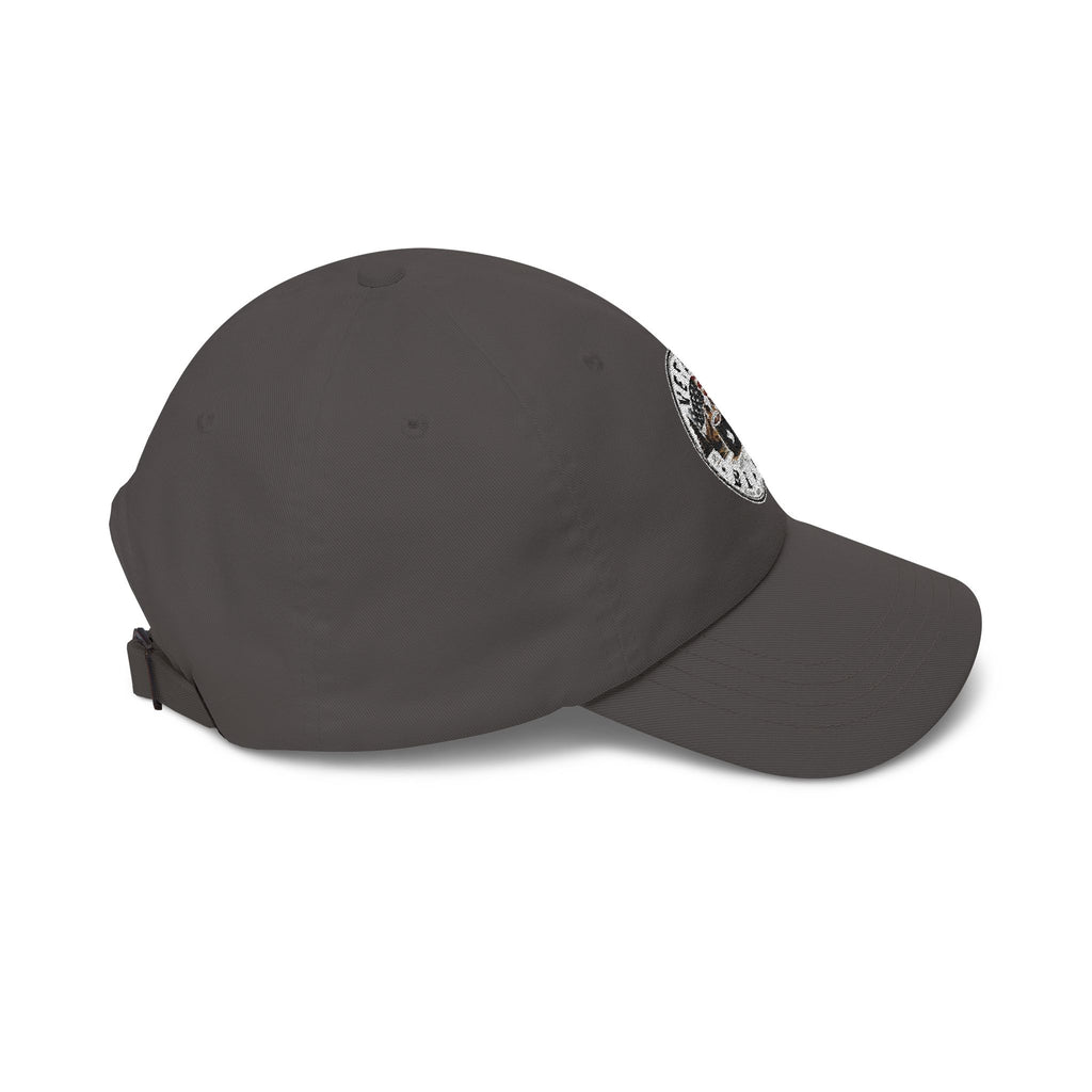 Veteran Beans Dad Cap — Vintage Coffee & Military Patch Hat with American Flag