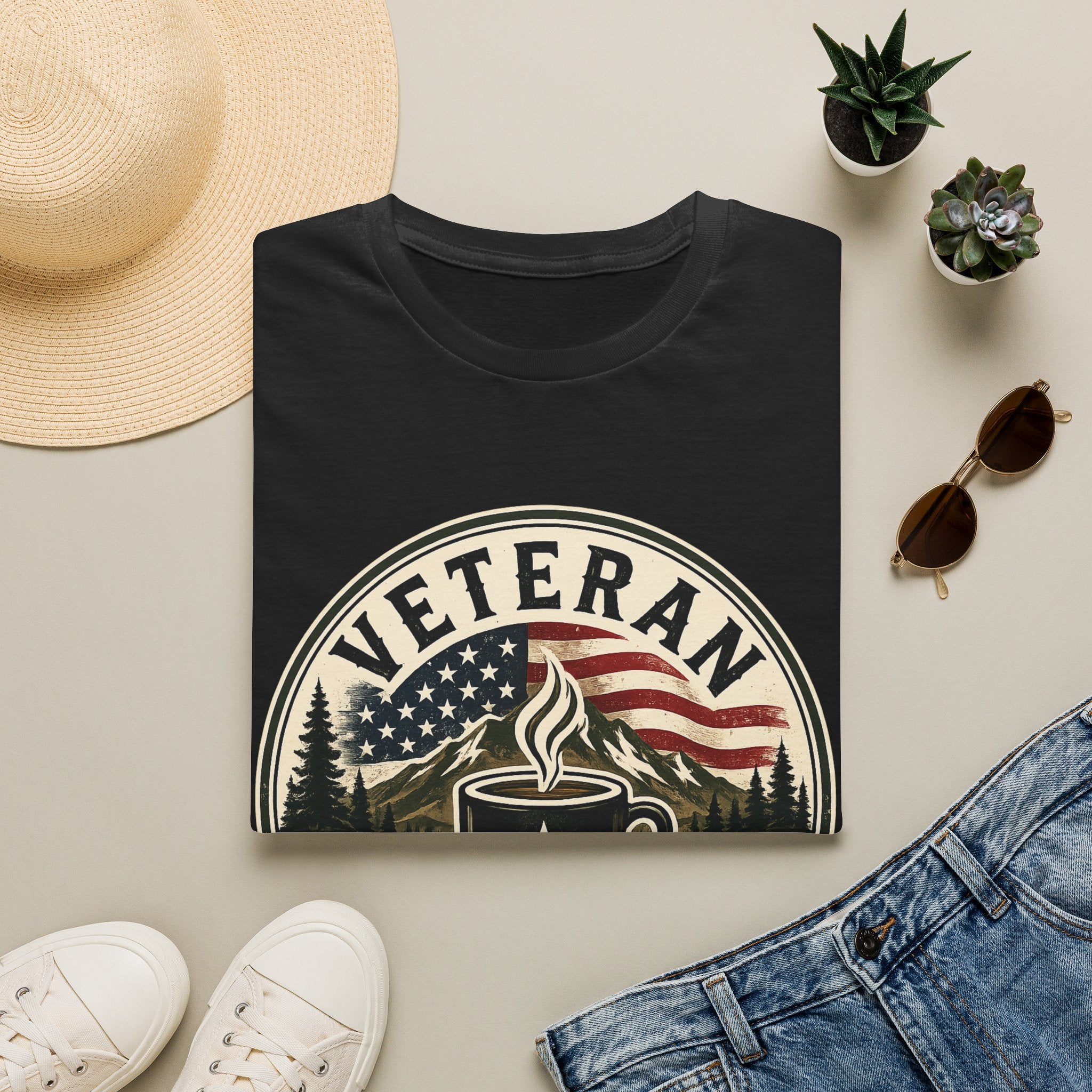 Veteran Beans T-Shirt — Military Coffee Logo Tee