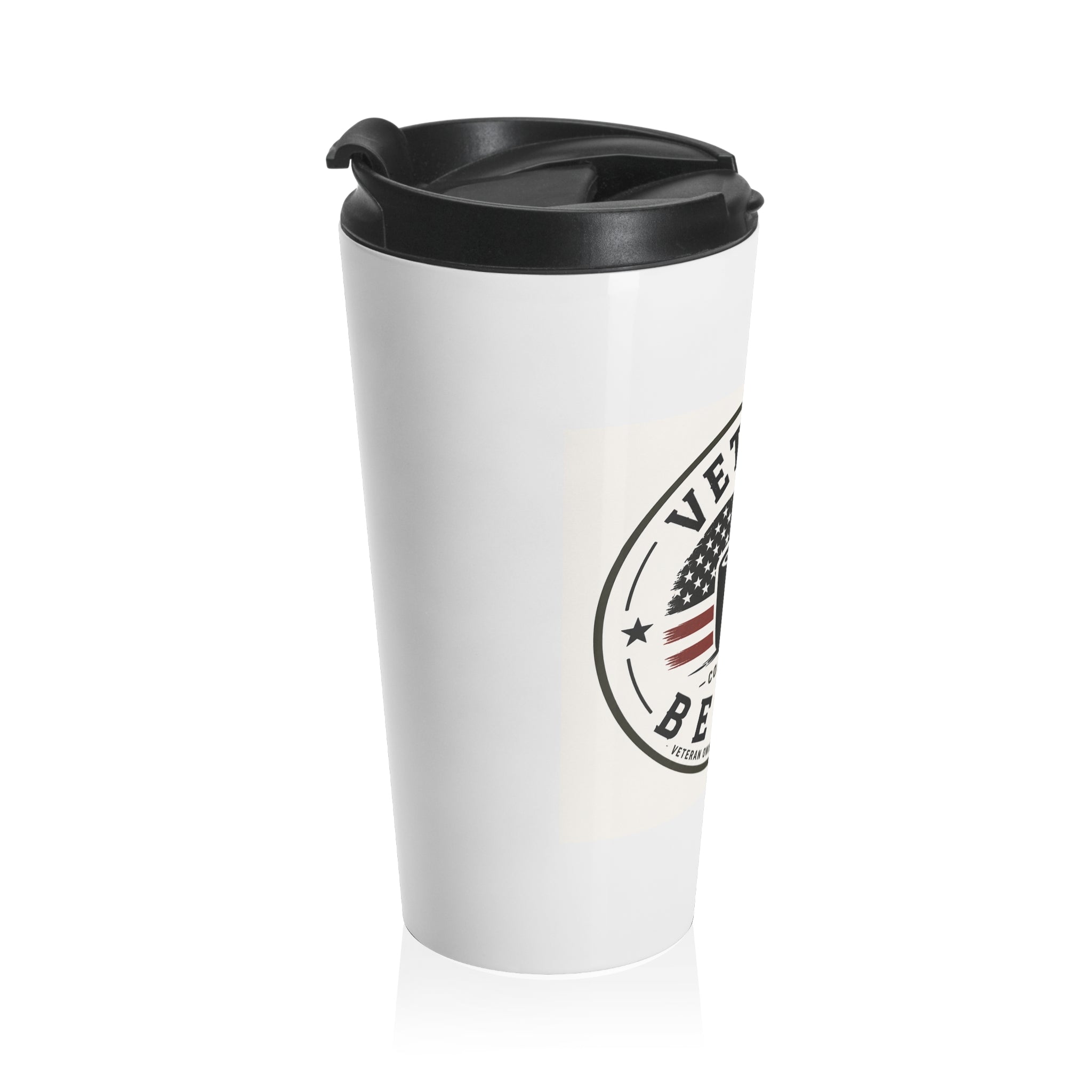 Veteran Beans Travel Mug — Patriotic Coffee Tumbler