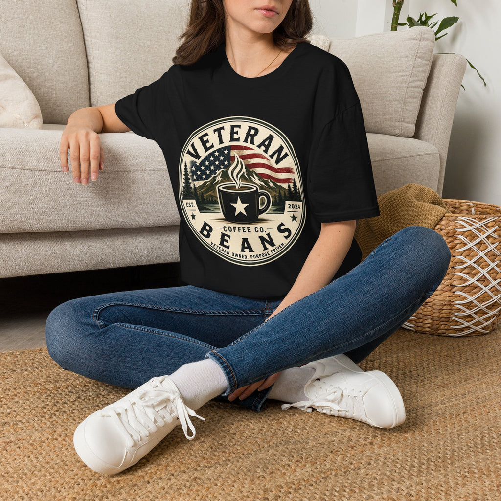 Veteran Beans T-Shirt — Military Coffee Logo Tee