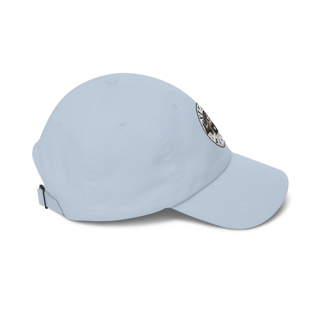 Veteran Beans Dad Cap — Vintage Coffee & Military Patch Hat with American Flag