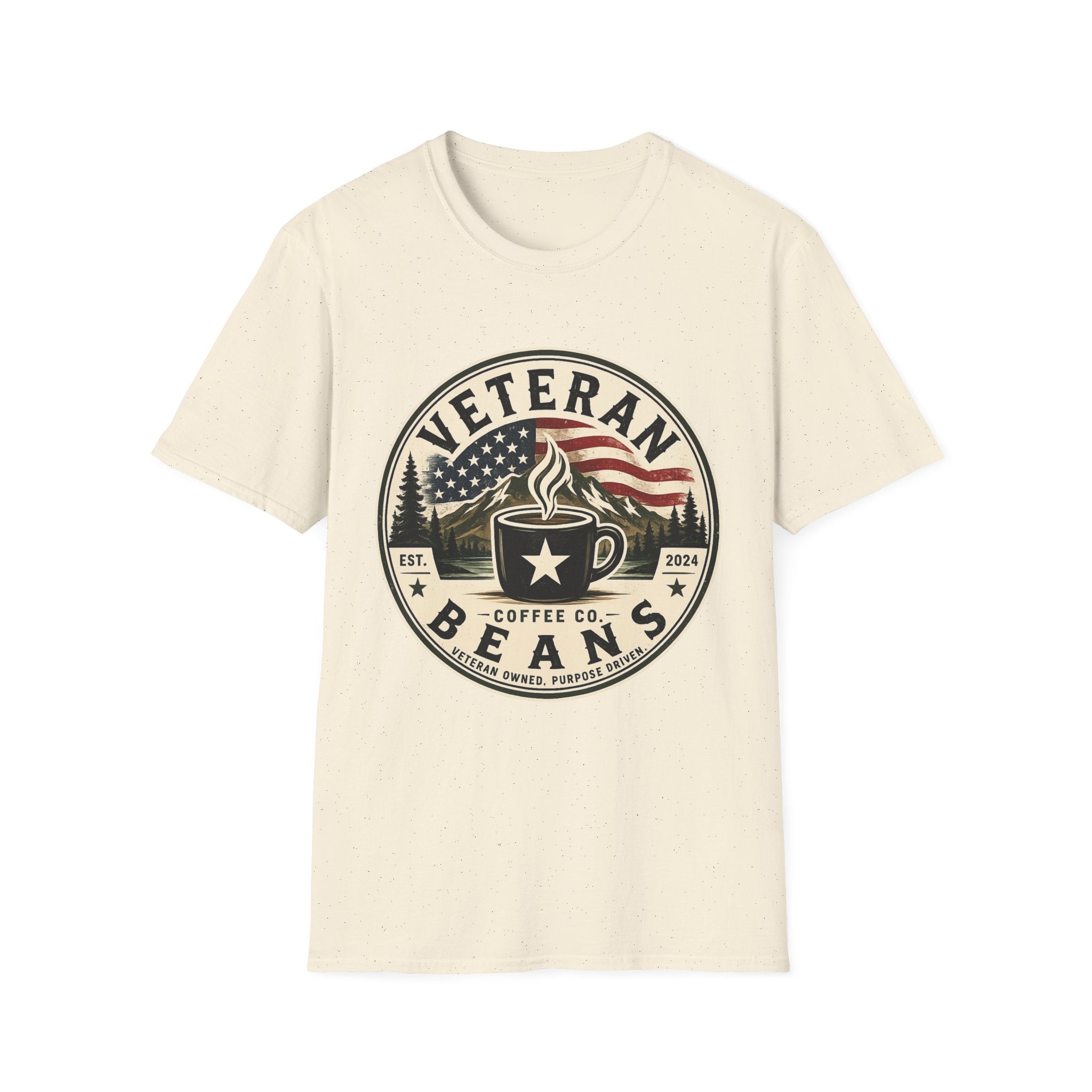 Veteran Beans T-Shirt — Military Coffee Logo Tee