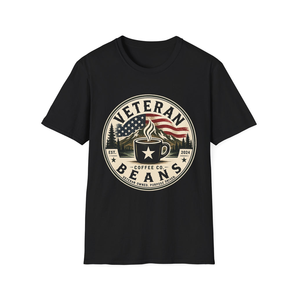 Veteran Beans T-Shirt — Military Coffee Logo Tee