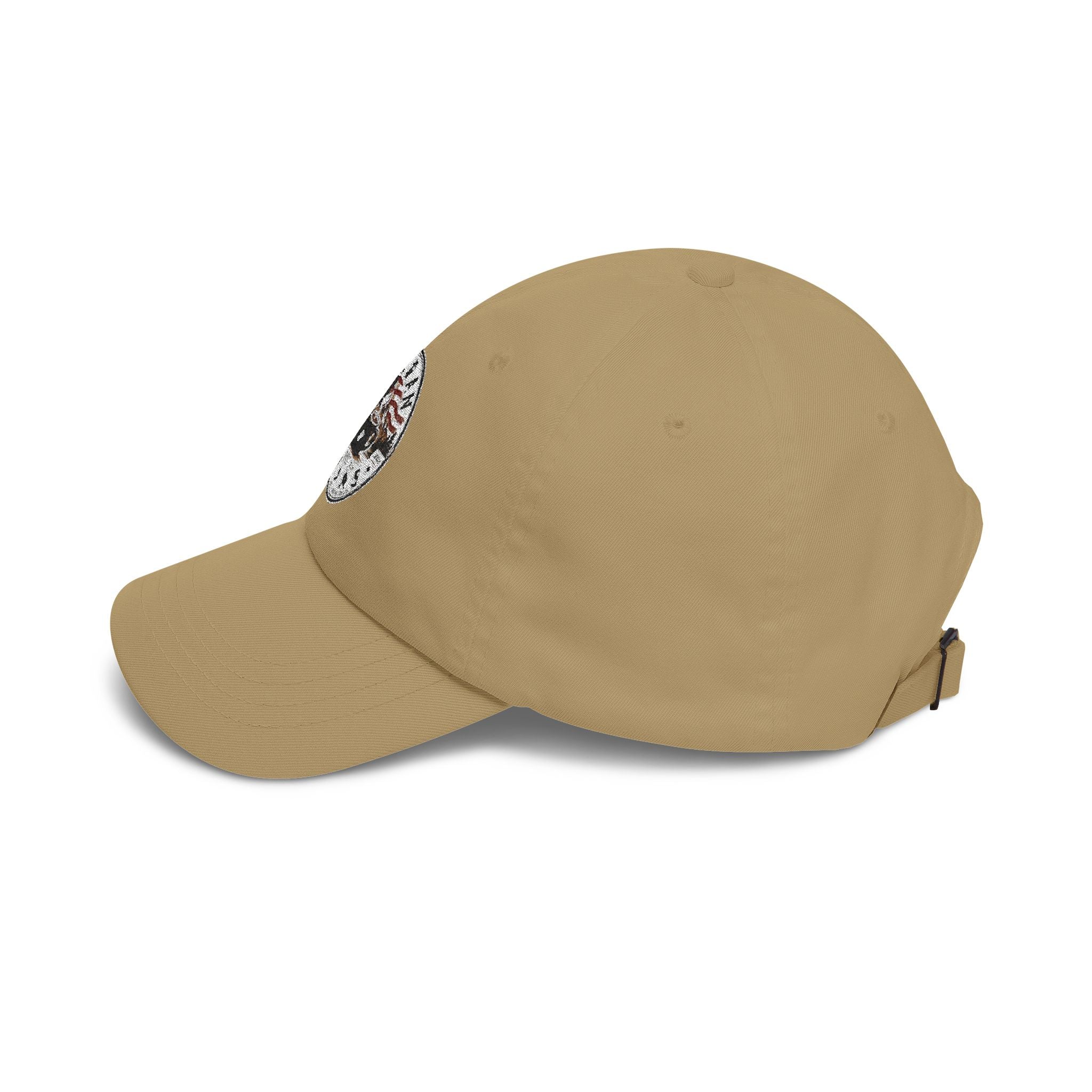 Veteran Beans Dad Cap — Vintage Coffee & Military Patch Hat with American Flag