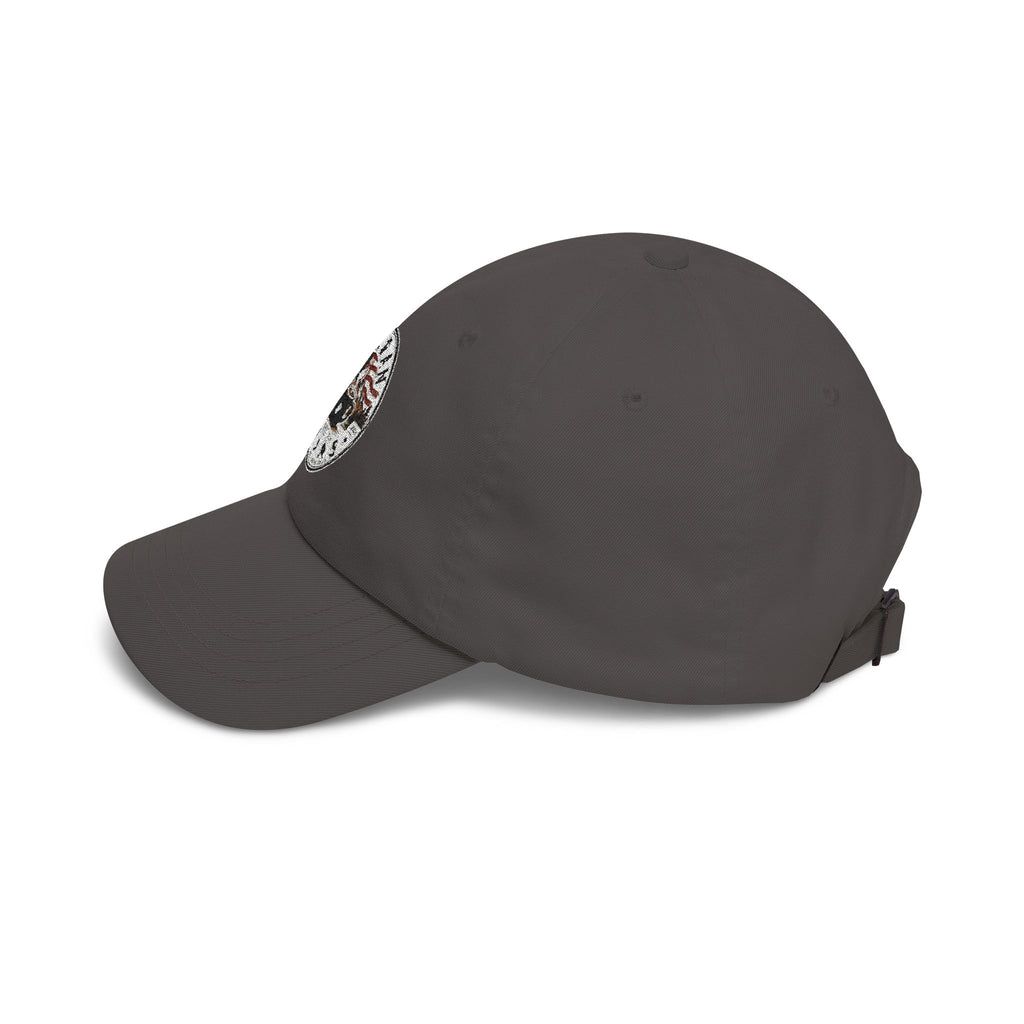 Veteran Beans Dad Cap — Vintage Coffee & Military Patch Hat with American Flag