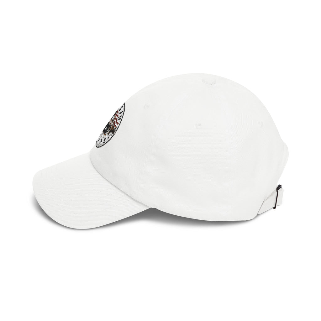 Veteran Beans Dad Cap — Vintage Coffee & Military Patch Hat with American Flag