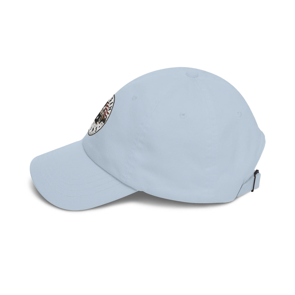 Veteran Beans Dad Cap — Vintage Coffee & Military Patch Hat with American Flag
