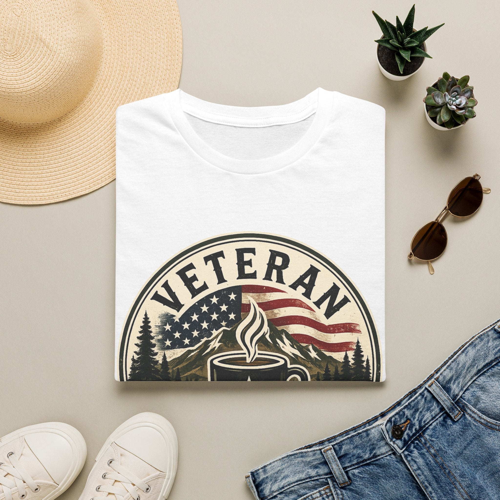 Veteran Beans T-Shirt — Military Coffee Logo Tee
